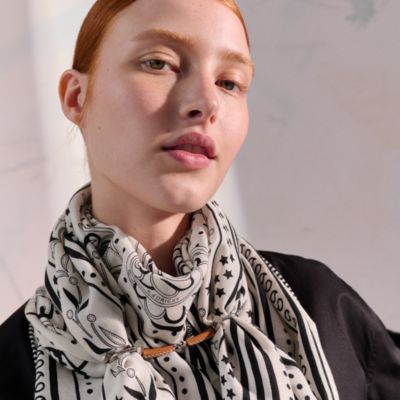 レディス, スカーフ、ショール＆マフラー, スカーフ＆シルク